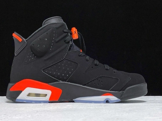 Air Infrared OG Jordan 384664-060 Retro 6 Black 0724